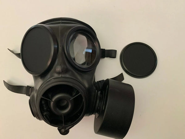 S10 Gas Mask Rubber Fetish Sensory Deprivation Lenses / Outserts