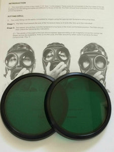 S10 GAS MASK GREEN OUTSERTS