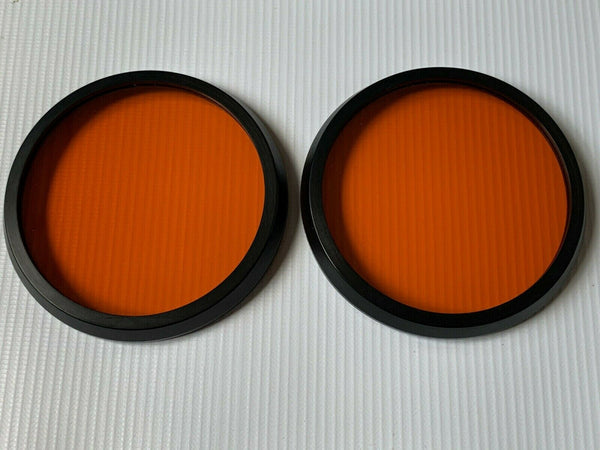 FM12 GAS MASK ORANGE OUTSERT LENSES