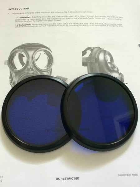 S10 GAS MASK BLUE OUTSERTS